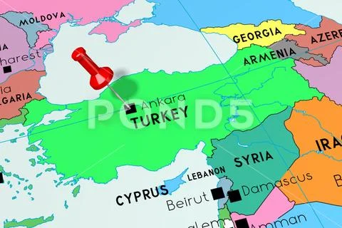 political map of turkey