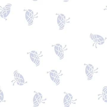 Turkey bird glyph seamless pattern Illustrazione stock