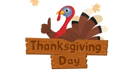 Turkey bird peeks out from behind wooden boards and flaps its wing. Thanksgiving Stock Footage 282185095