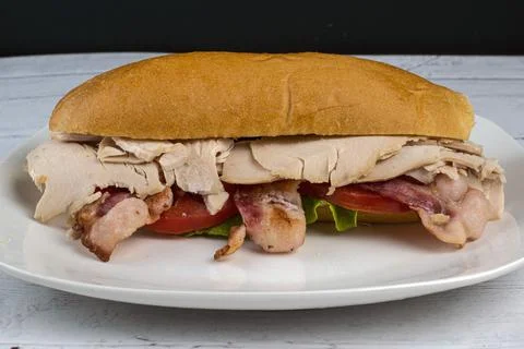 Turkey blt   in a sub role Stock Photos
