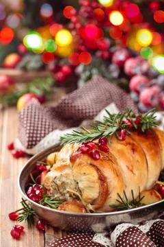Turkey  breast for holidays. Stock Photos