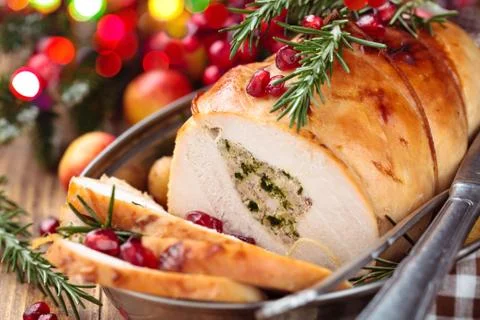Turkey  breast for holidays. Stock Photos