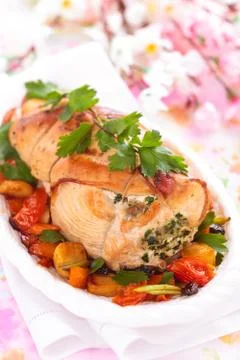 Turkey  breast for holidays. Stock Photos