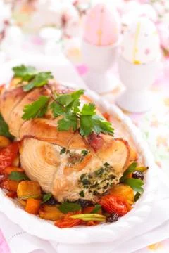 Turkey  breast for holidays. Stock Photos