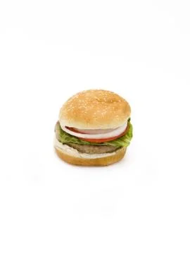 Turkey Burger Stock Photos