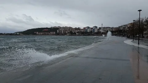 Turkey, Canakkale, Wave Stock Footage 169034835