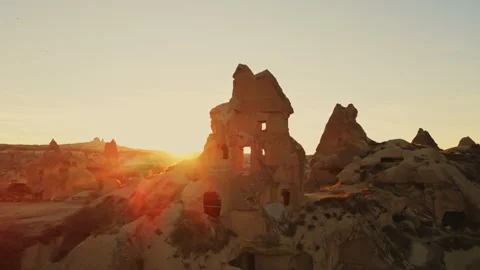 Turkey Cappadocia drone 1 Stock Footage 337914324