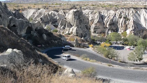 Turkey, Cappadocia mountain road Video stock 82265201
