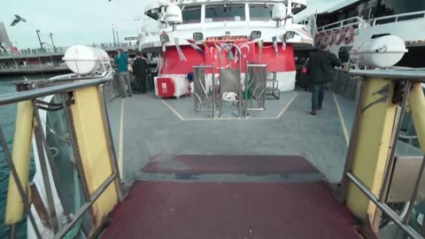 Turkey. Coming on board Stock Footage 130817882