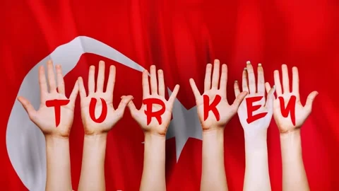 Turkey Country Flag Stock Footage 161762254