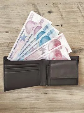 Turkey Currency Counting and sorting Stock-Fotos