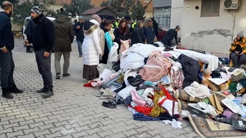 Turkey deadly earthquake Stock Footage 232725595