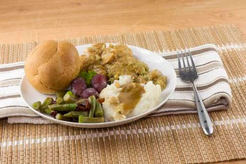 Turkey dinner Stock Photos