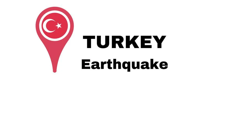TURKEY Earthquake Stock Illustration