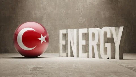 Turkey. Energy  Concept. Stock Illustration