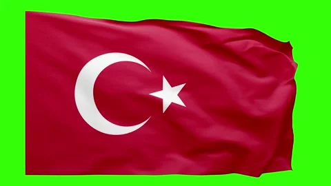 Turkey Flag Animation – Seamless Loop (4K UHD) Stock Footage 318715548