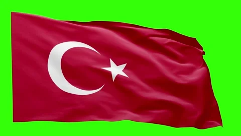 Turkey Flag Animation – Seamless Loop (4K UHD) Stock Footage 318715550