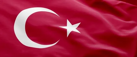 Turkey Flag Animation – Seamless Loop (4K UHD) Stock Footage 318715562