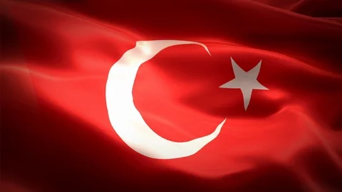 Turkey Flag Stock Footage 113895400