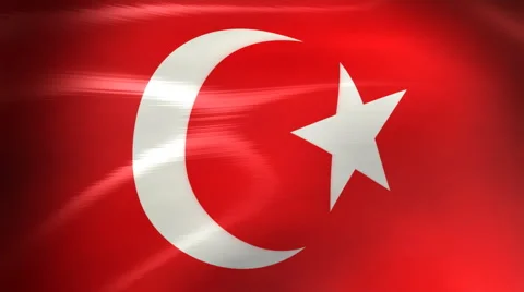 Turkey Flag - HD Loop 库存影片 999597