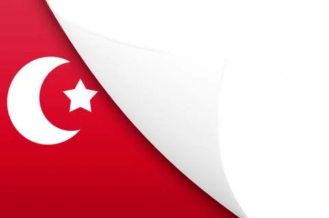 Turkey flag Stock Illustration