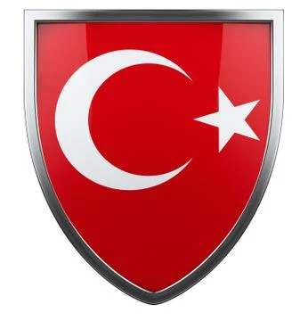 Turkey flag Stock Illustration