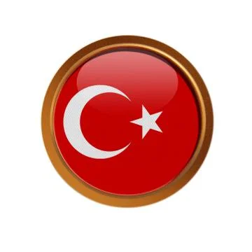 Turkey flag Stock Illustration