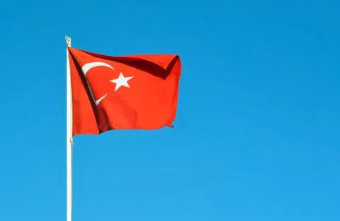 Turkey flag Stock Photos