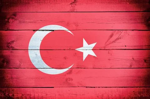 Turkey flag Stock Photos
