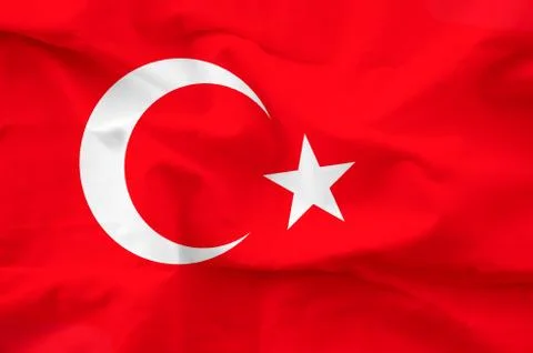 Turkey flag Stock Photos