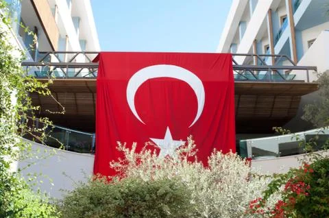 Turkey flag Stock Photos