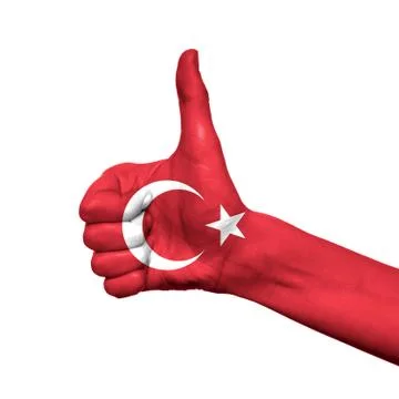 Turkey flag Stock Photos