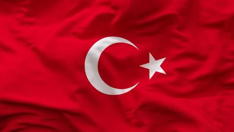 Turkey flag  Stock Photos