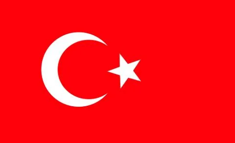 Turkey   flag. Simple vector Turkey   flag Stock Illustration