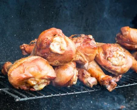 Turkey on the grill Foto stock