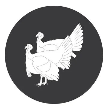 Turkey icon Stock Illustration