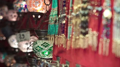 Turkey. Inside the gift shop Stock Footage 130817949