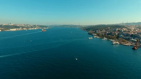 Turkey Istanbul Bosphorus General Image Stock Footage 110845818