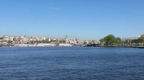 Turkey istanbul halic river Stock Footage 62379101