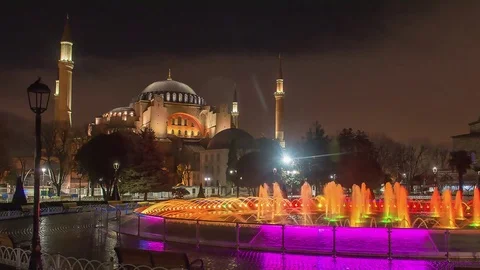Turkey, Istanbul, Holy Sofia, Video stock 76643625
