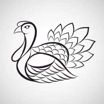 Turkey logo Stock Illustration