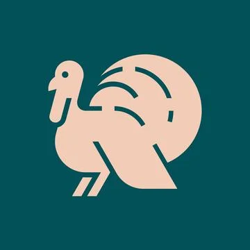 Turkey Logo Illustrazione stock