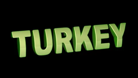 Turkey. Looping footage has 4K resolution and alpha channel. Prores 4444. Stock Footage 99185854