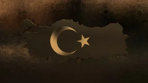 Turkey Map Stock Footage 277617686