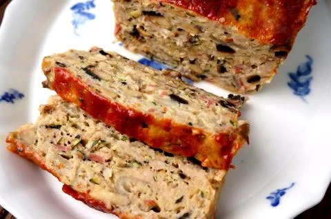 Turkey meatloaf Stock Photos