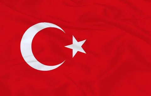 Turkey National Flag Stock Illustration