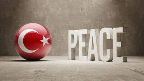 Turkey. Peace Concept. Stock Illustration