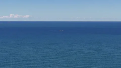 Turkey: Private aircraft makes emergency landing in Black Sea, 2 rescued... Stock Footage 345050299