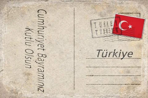 Turkey Republic Day Background Stock Illustration