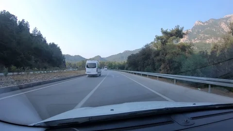 Turkey road Stock Footage 128892189